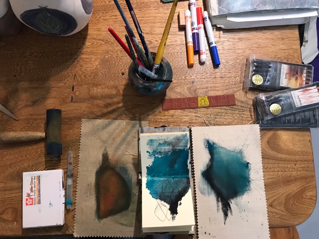 Sharing Art Journalling with&nbsp;Gavin